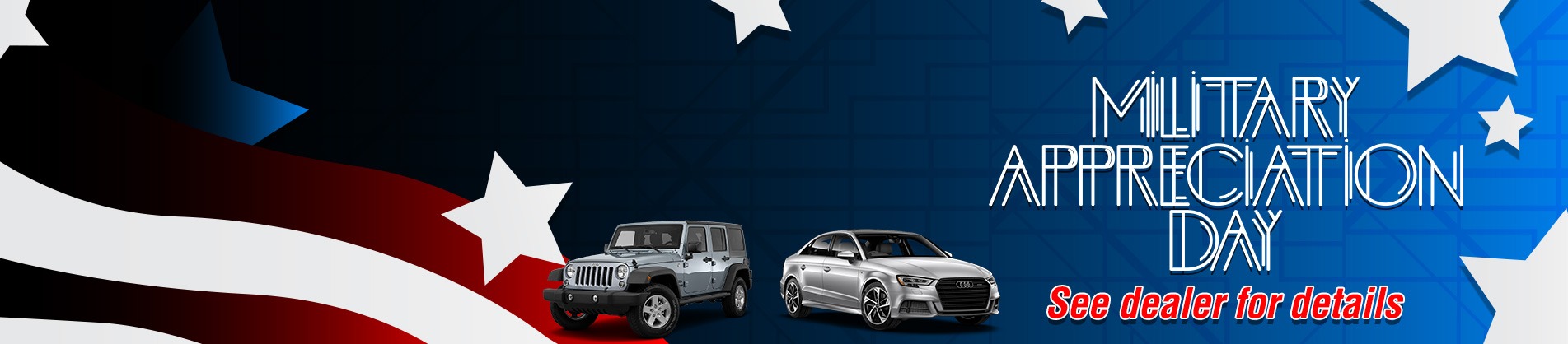 Military Appreciation Day see dealer for details